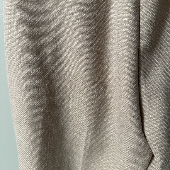 HOUSE OF HARLOW 1960 Tan Wide Leg Trouser Pants 8 - Picture 4 of 5